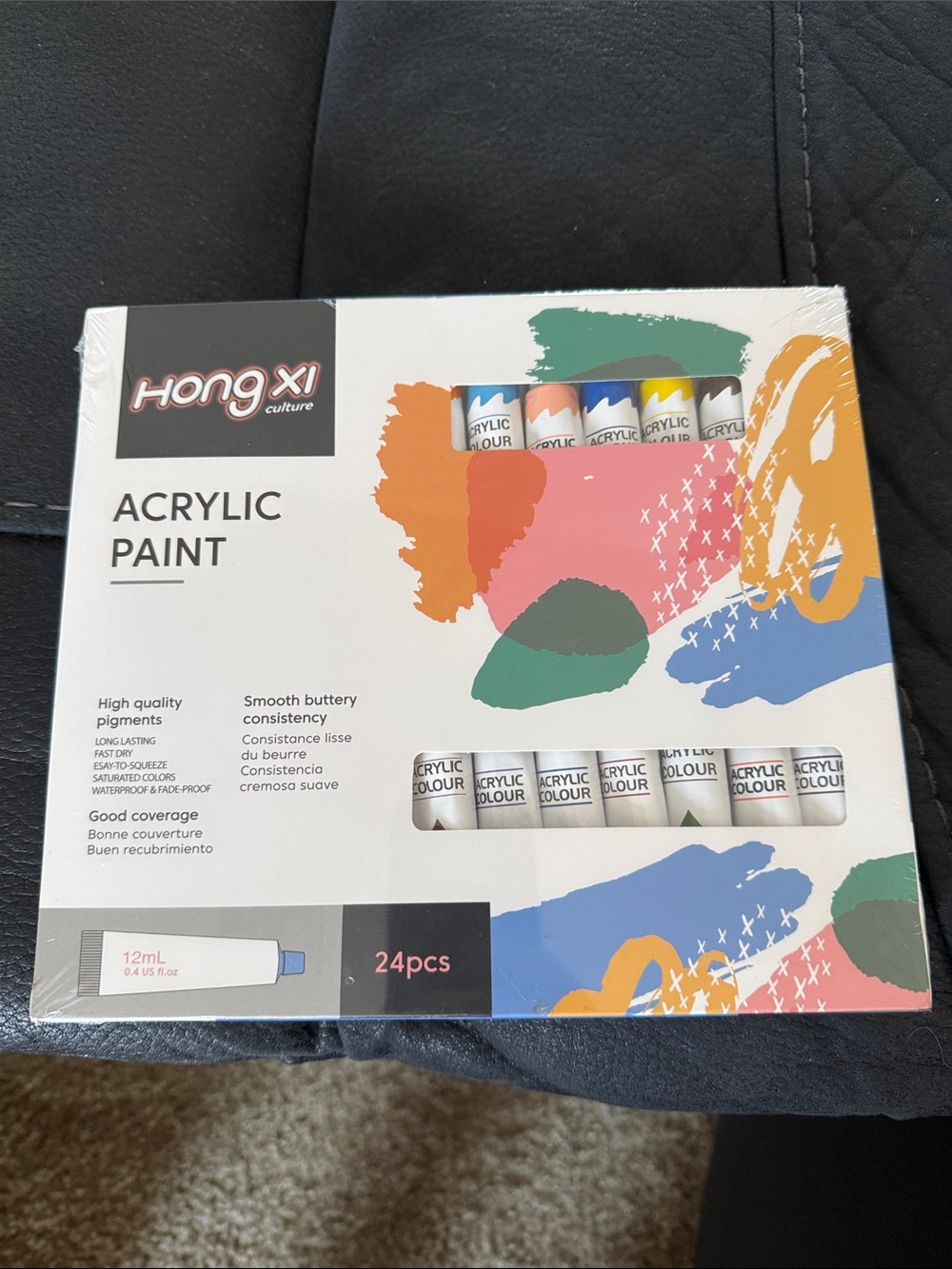 Acrylic Paint Set - Assorted Colors (24 pcs)